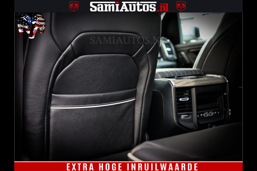 Dodge Ram 1500 1500 Limited Night High Output 540HP 706Nm | Massage + Full Option | De Meest Luxe en Volle Pick-Up in zijn Klasse | Comfortabele Dubbele Cabine met Royale 5 Zitplaatsen | BPM vrij | Nu Leverbaar uit Voorraad | Voorraad Nr 2351 - 7478