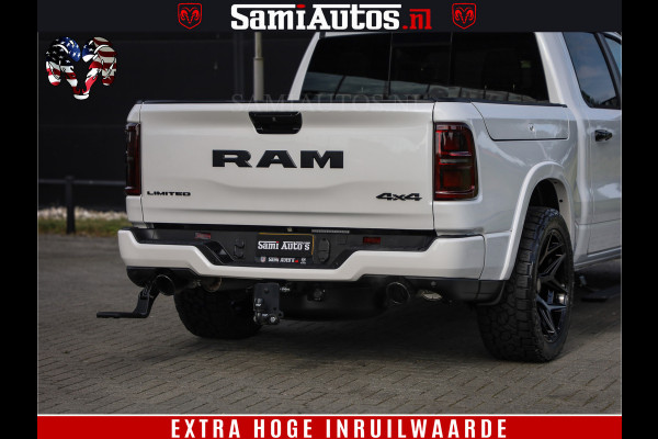Dodge Ram 1500 1500 Limited Night High Output 540HP 706Nm | Massage + Full Option | De Meest Luxe en Volle Pick-Up in zijn Klasse | Comfortabele Dubbele Cabine met Royale 5 Zitplaatsen | BPM vrij | Nu Leverbaar uit Voorraad | Voorraad Nr 2351 - 7478