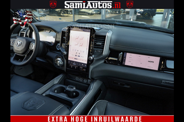 Dodge Ram 1500 Night Premium | Full Option | De Meest Luxe Pick-Up in zijn Klasse | Comfortabele Dubbele Cabine met Royale 5 Zitplaatsen | BPM vrij | Nu Leverbaar uit Voorraad | Voorraad Nr 2200 - 0886