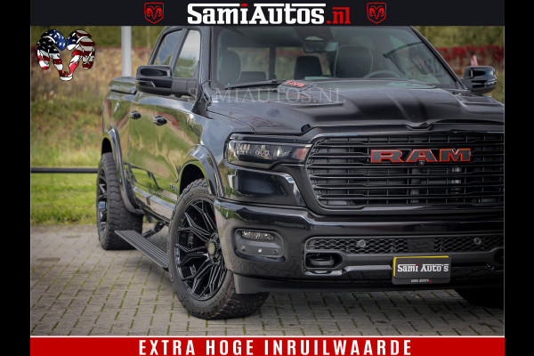 Dodge Ram 1500 Night Premium | Full Option | De Meest Luxe Pick-Up in zijn Klasse | Comfortabele Dubbele Cabine met Royale 5 Zitplaatsen | BPM vrij | Nu Leverbaar uit Voorraad | Voorraad Nr 2200 - 0886