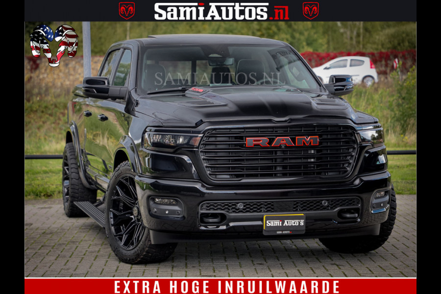 Dodge Ram 1500 Night Premium | Full Option | De Meest Luxe Pick-Up in zijn Klasse | Comfortabele Dubbele Cabine met Royale 5 Zitplaatsen | BPM vrij | Nu Leverbaar uit Voorraad | Voorraad Nr 2200 - 0886