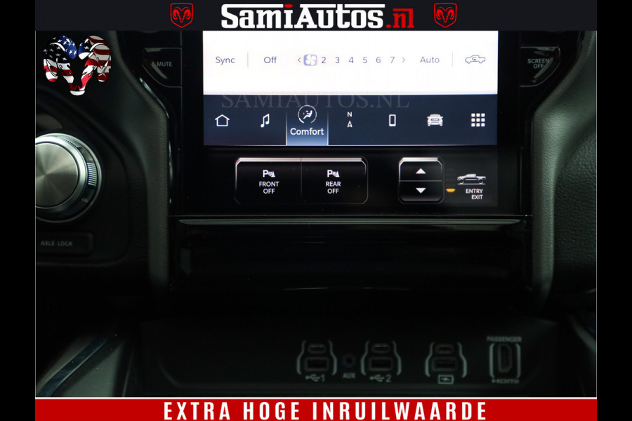 Dodge Ram 1500 Night Premium | Full Option | De Meest Luxe Pick-Up in zijn Klasse | Comfortabele Dubbele Cabine met Royale 5 Zitplaatsen | BPM vrij | Nu Leverbaar uit Voorraad | Voorraad Nr 2200 - 0886