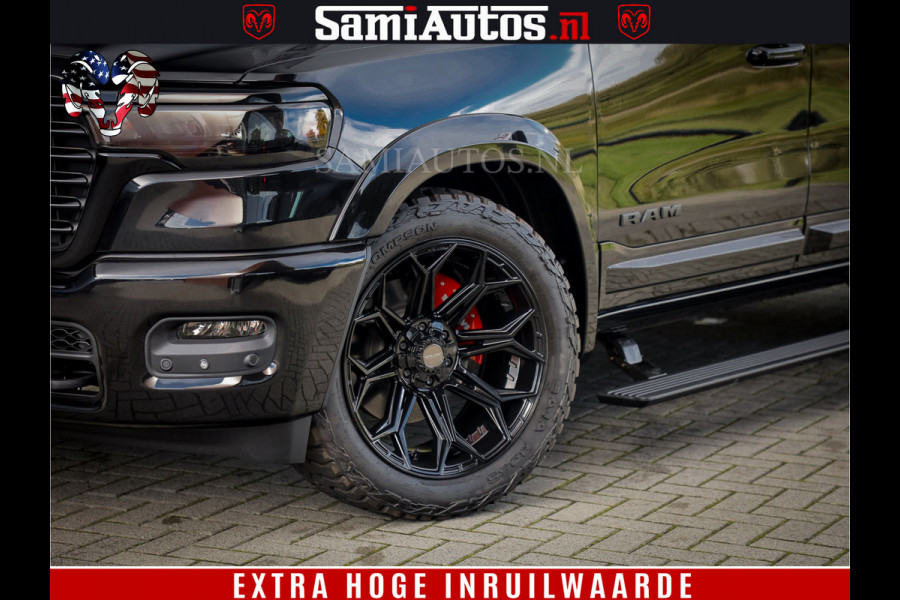 Dodge Ram 1500 Night Premium | Full Option | De Meest Luxe Pick-Up in zijn Klasse | Comfortabele Dubbele Cabine met Royale 5 Zitplaatsen | BPM vrij | Nu Leverbaar uit Voorraad | Voorraad Nr 2200 - 0886
