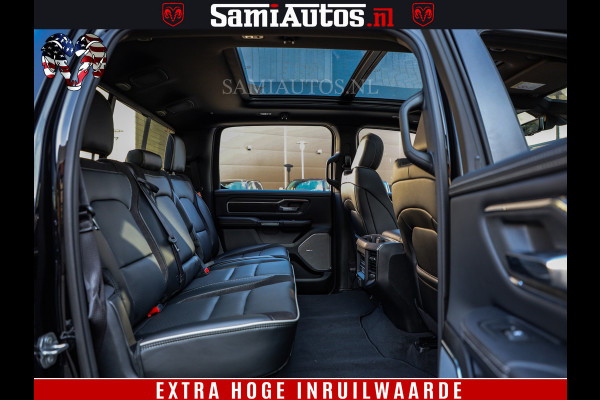 Dodge Ram 1500 Night Premium | Full Option | De Meest Luxe Pick-Up in zijn Klasse | Comfortabele Dubbele Cabine met Royale 5 Zitplaatsen | BPM vrij | Nu Leverbaar uit Voorraad | Voorraad Nr 2200 - 0886