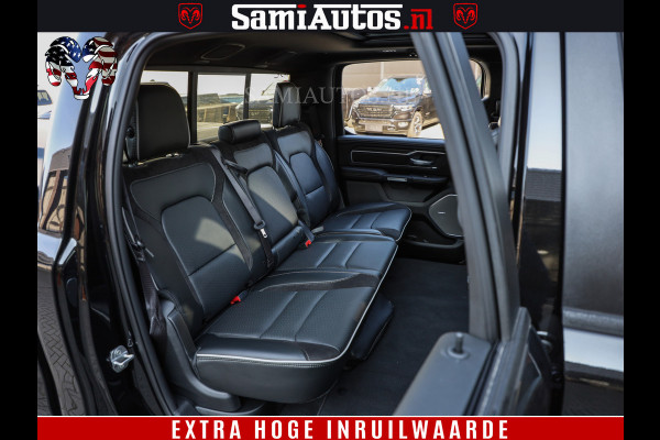 Dodge Ram 1500 Night Premium | Full Option | De Meest Luxe Pick-Up in zijn Klasse | Comfortabele Dubbele Cabine met Royale 5 Zitplaatsen | BPM vrij | Nu Leverbaar uit Voorraad | Voorraad Nr 2200 - 0886