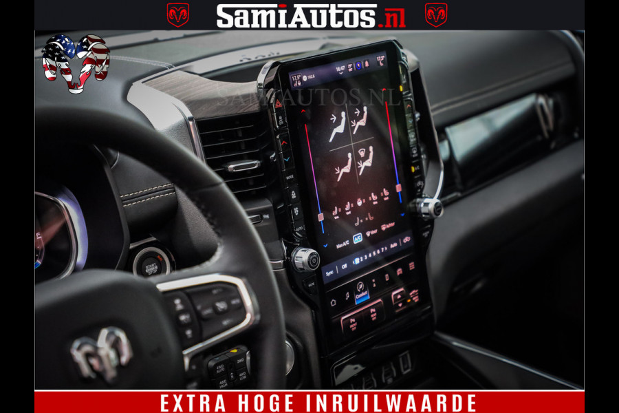 Dodge Ram 1500 Night Premium | Full Option | De Meest Luxe Pick-Up in zijn Klasse | Comfortabele Dubbele Cabine met Royale 5 Zitplaatsen | BPM vrij | Nu Leverbaar uit Voorraad | Voorraad Nr 2200 - 0886