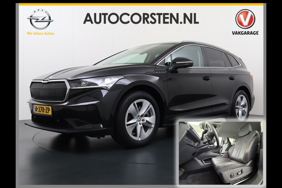 Škoda ENYAQ iV 80 First Edition SOH 92% Leder + Mermory Adap.Cruise 360°Camera Wegkl.Trekh. Navi Ecc Apple Carplay Android Auto Stoel+Stuurverw Lane Assist Elek.Achterklep DAB+ Led Škoda ENYAQ iV 80 First Edition SOH 92% Leder + Mermory Adap.Cruise 360°Camera Wegkl.Trekh. Navi Ecc Apple Carplay Android Auto Stoel+Stuurverw Lane Assist Elek.Achterklep DAB+ Led