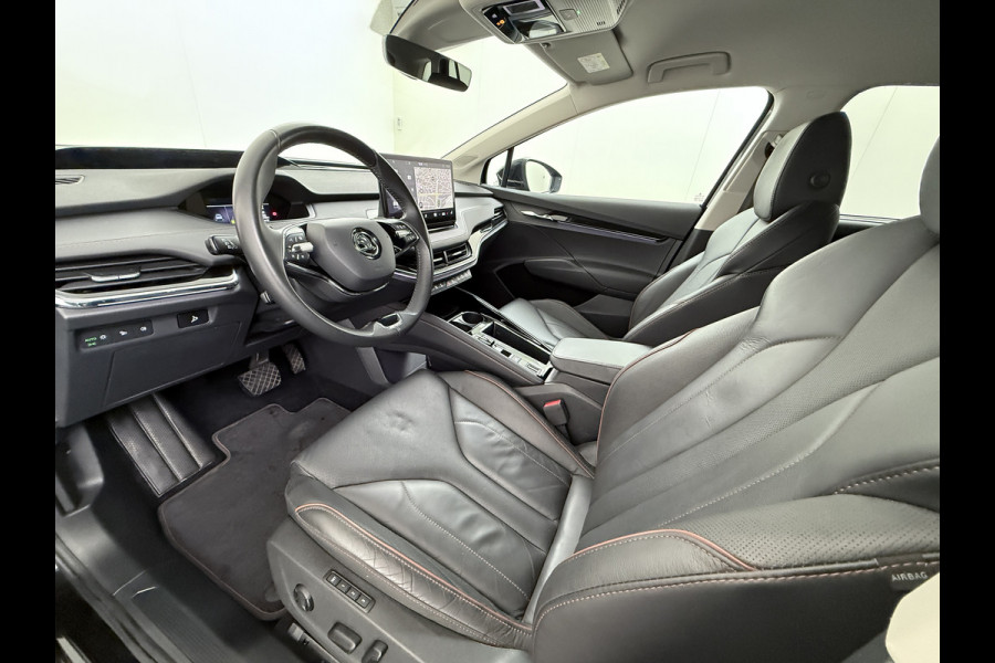 Škoda ENYAQ iV 80 First Edition SOH 92% Leder + Mermory Adap.Cruise 360°Camera Wegkl.Trekh. Navi Ecc Apple Carplay Android Auto Stoel+Stuurverw Lane Assist Elek.Achterklep DAB+ Led Škoda ENYAQ iV 80 First Edition SOH 92% Leder + Mermory Adap.Cruise 360°Camera Wegkl.Trekh. Navi Ecc Apple Carplay Android Auto Stoel+Stuurverw Lane Assist Elek.Achterklep DAB+ Led