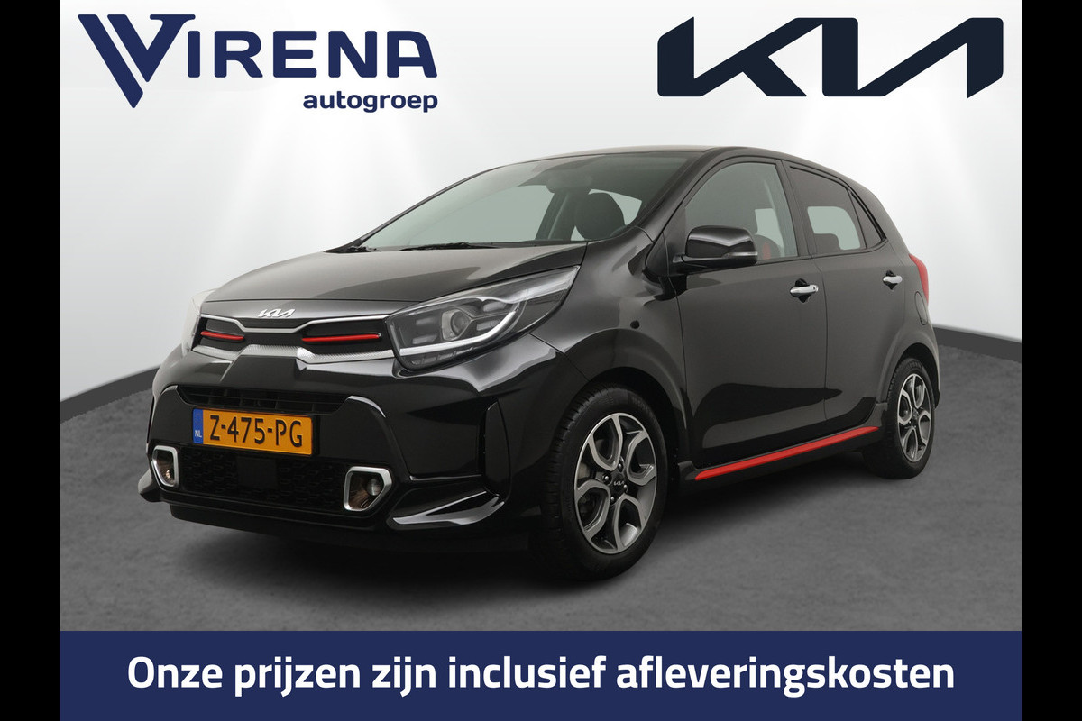 Kia Picanto 1.0 DPi GT-Line - Apple Carplay/Android Auto - Cruise Control - Climate Control - Lederen Bekleding - Navigatie - - Fabrieksgarantie tot 05-2031 Kia Picanto 1.0 DPi GT-Line - Apple Carplay/Android Auto - Cruise Control - Climate Control - Lederen Bekleding - Navigatie - - Fabrieksgarantie tot 05-2031
