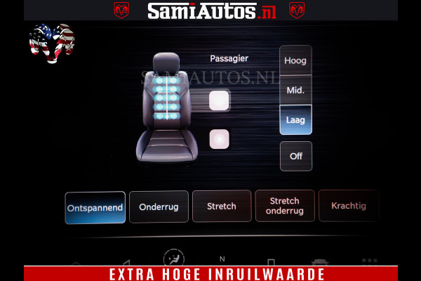 Dodge Ram 1500 Limited Night H.O 540HP 706Nm | Massage + Full Option | De Meest Luxe en Volle Pick-Up in zijn Klasse | Comfortabele Dubbele Cabine met Royale 5 Zitplaatsen | BPM vrij | Nu Leverbaar uit Voorraad | Voorraad Nr 2295 - 8559