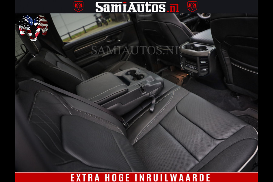 Dodge Ram 1500 Limited Night H.O 540HP 706Nm | Massage + Full Option | De Meest Luxe en Volle Pick-Up in zijn Klasse | Comfortabele Dubbele Cabine met Royale 5 Zitplaatsen | BPM vrij | Nu Leverbaar uit Voorraad | Voorraad Nr 2295 - 8559