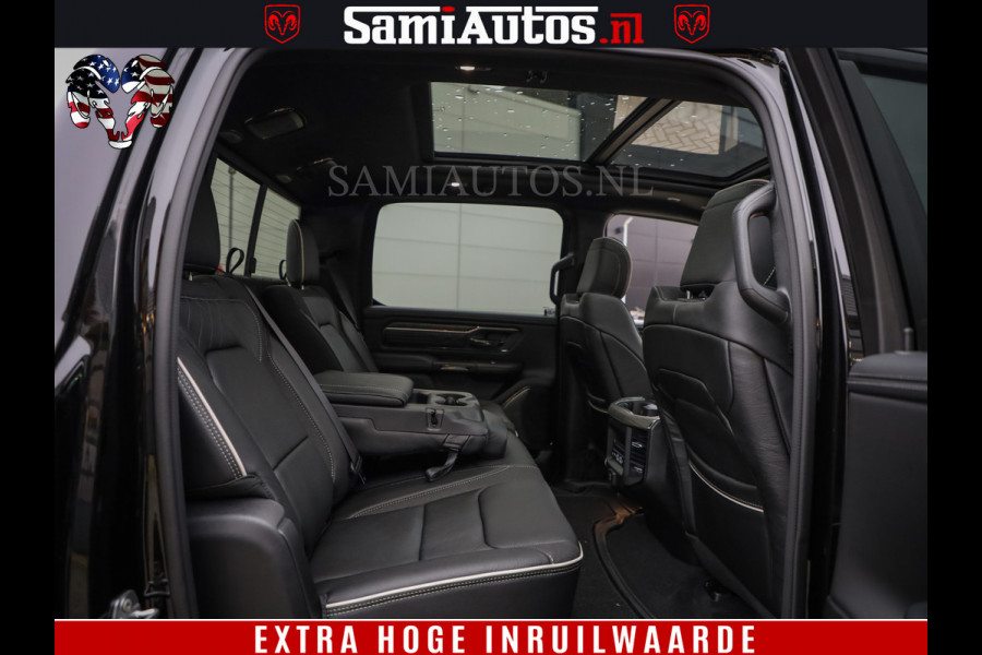 Dodge Ram 1500 Limited Night H.O 540HP 706Nm | Massage + Full Option | De Meest Luxe en Volle Pick-Up in zijn Klasse | Comfortabele Dubbele Cabine met Royale 5 Zitplaatsen | BPM vrij | Nu Leverbaar uit Voorraad | Voorraad Nr 2295 - 8559