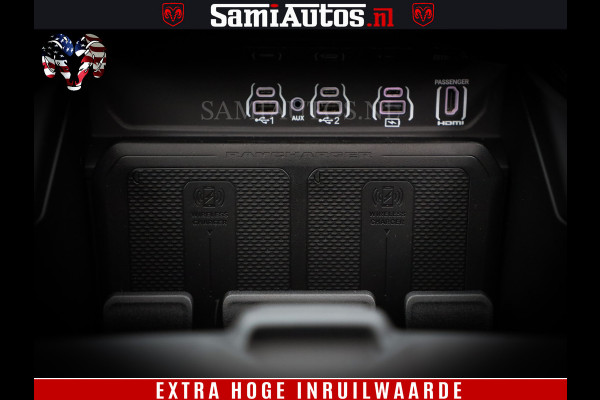 Dodge Ram 1500 Limited Night H.O 540HP 706Nm | Massage + Full Option | De Meest Luxe en Volle Pick-Up in zijn Klasse | Comfortabele Dubbele Cabine met Royale 5 Zitplaatsen | BPM vrij | Nu Leverbaar uit Voorraad | Voorraad Nr 2295 - 8559