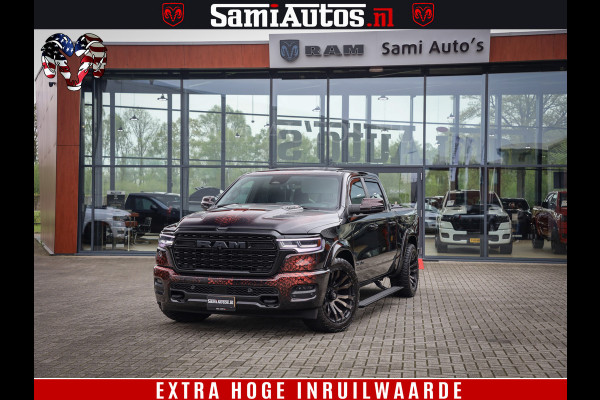 Dodge Ram COBRA EDITION | 1500 Limited Night High Output 540HP 706Nm | Massage + Full Option | De Meest Luxe en Volle Pick-Up in zijn Klas Comfortabele Dubbele Cabine met Royale 5 Zitplaatsen | BPM vrij | Nu Leverbaar uit Voorraad | Voorraad Nr 2292 - 5178 | Cobra package is meerprijs |