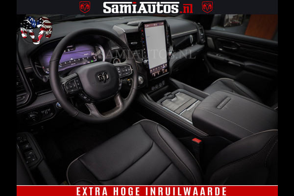 Dodge Ram COBRA EDITION | 1500 Limited Night High Output 540HP 706Nm | Massage + Full Option | De Meest Luxe en Volle Pick-Up in zijn Klas Comfortabele Dubbele Cabine met Royale 5 Zitplaatsen | BPM vrij | Nu Leverbaar uit Voorraad | Voorraad Nr 2292 - 5178 | Cobra package is meerprijs |