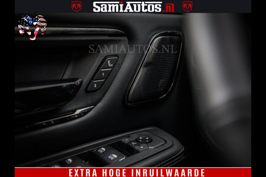 Dodge Ram COBRA EDITION | 1500 Limited Night High Output 540HP 706Nm | Massage + Full Option | De Meest Luxe en Volle Pick-Up in zijn Klas Comfortabele Dubbele Cabine met Royale 5 Zitplaatsen | BPM vrij | Nu Leverbaar uit Voorraad | Voorraad Nr 2292 - 5178 | Cobra package is meerprijs |