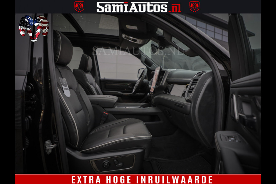 Dodge Ram COBRA EDITION | 1500 Limited Night High Output 540HP 706Nm | Massage + Full Option | De Meest Luxe en Volle Pick-Up in zijn Klas Comfortabele Dubbele Cabine met Royale 5 Zitplaatsen | BPM vrij | Nu Leverbaar uit Voorraad | Voorraad Nr 2292 - 5178 | Cobra package is meerprijs |
