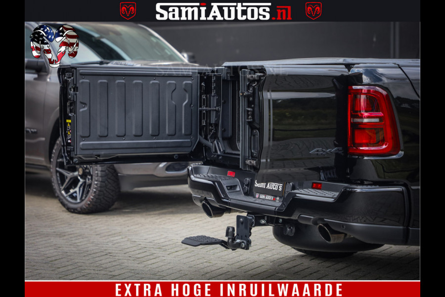 Dodge Ram 1500 Limited Night High Output 540HP 706Nm | Massage + Full Option | De Meest Luxe en Volle Pick-Up in zijn Klasse | Comfortabele Dubbele Cabine met Royale 5 Zitplaatsen | BPM vrij | Nu Leverbaar uit Voorraad | Voorraad Nr 2367 - 5430