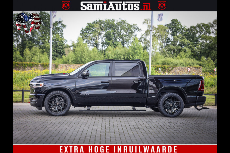 Dodge Ram 1500 Limited Night High Output 540HP 706Nm | Massage + Full Option | De Meest Luxe en Volle Pick-Up in zijn Klasse | Comfortabele Dubbele Cabine met Royale 5 Zitplaatsen | BPM vrij | Nu Leverbaar uit Voorraad | Voorraad Nr 2367 - 5430
