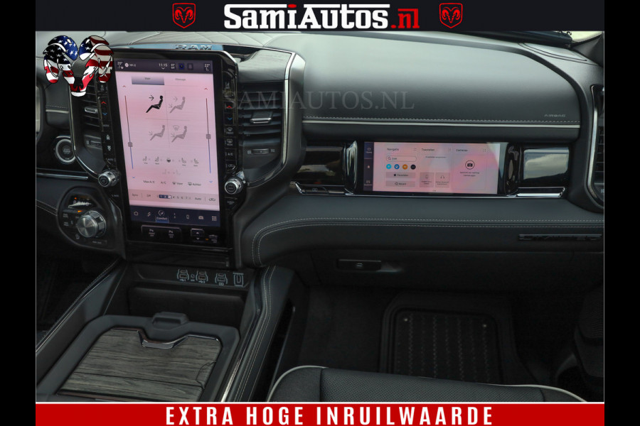 Dodge Ram 1500 Limited Night High Output 540HP 706Nm | Massage + Full Option | De Meest Luxe en Volle Pick-Up in zijn Klasse | Comfortabele Dubbele Cabine met Royale 5 Zitplaatsen | BPM vrij | Nu Leverbaar uit Voorraad | Voorraad Nr 2367 - 5430