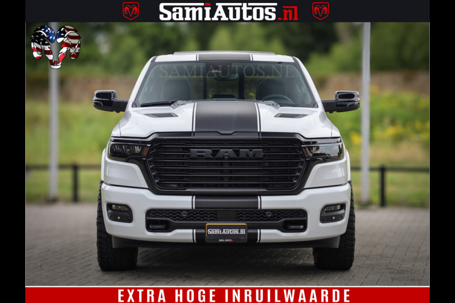 Dodge Ram 1500 Night Premium | Full Option | De Meest Luxe Pick-Up in zijn Klasse | Comfortabele Dubbele Cabine met Royale 5 Zitplaatsen | BPM vrij | Nu Leverbaar uit Voorraad | Voorraad Nr 2230 - 8765