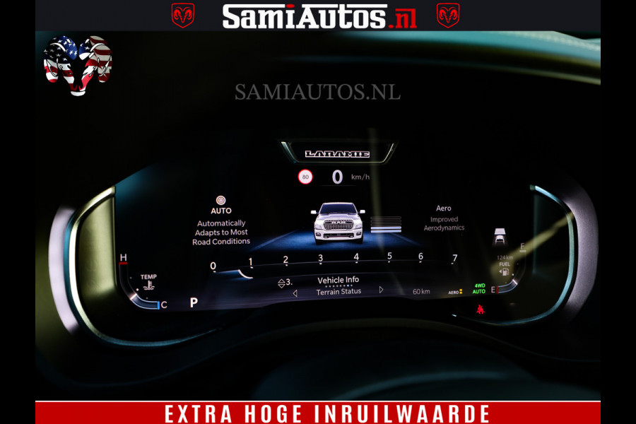 Dodge Ram 1500 Night Premium | Full Option | De Meest Luxe Pick-Up in zijn Klasse | Comfortabele Dubbele Cabine met Royale 5 Zitplaatsen | BPM vrij | Nu Leverbaar uit Voorraad | Voorraad Nr 2230 - 8765