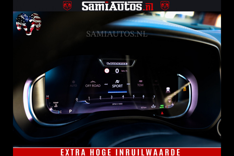 Dodge Ram 1500 Night Premium | Full Option | De Meest Luxe Pick-Up in zijn Klasse | Comfortabele Dubbele Cabine met Royale 5 Zitplaatsen | BPM vrij | Nu Leverbaar uit Voorraad | Voorraad Nr 2230 - 8765