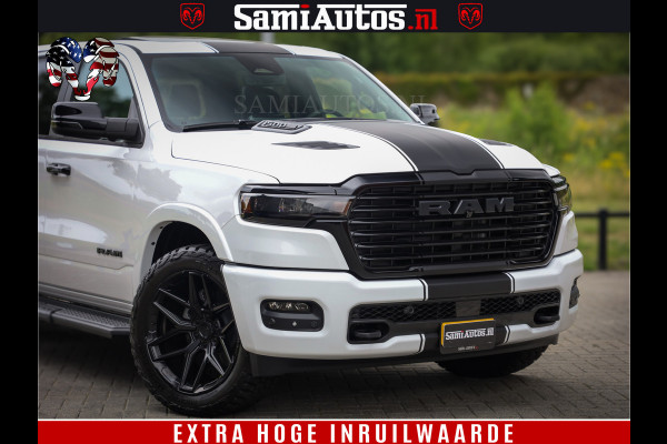 Dodge Ram 1500 Night Premium | Full Option | De Meest Luxe Pick-Up in zijn Klasse | Comfortabele Dubbele Cabine met Royale 5 Zitplaatsen | BPM vrij | Nu Leverbaar uit Voorraad | Voorraad Nr 2230 - 8765