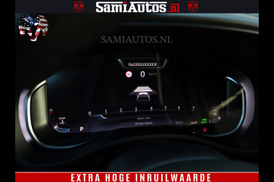 Dodge Ram 1500 Night Premium | Full Option | De Meest Luxe Pick-Up in zijn Klasse | Comfortabele Dubbele Cabine met Royale 5 Zitplaatsen | BPM vrij | Nu Leverbaar uit Voorraad | Voorraad Nr 2230 - 8765