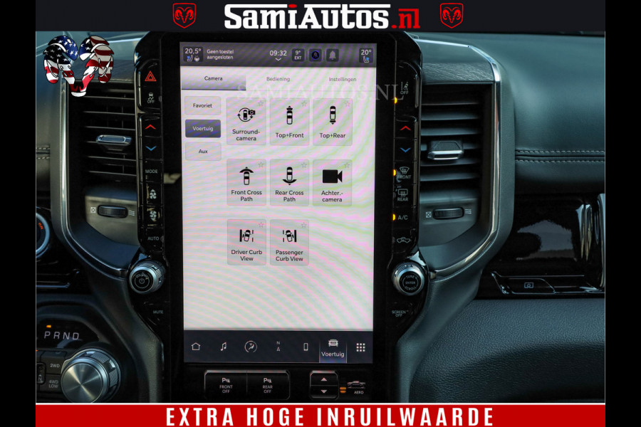 Dodge Ram 1500 Night Premium | Full Option | De Meest Luxe Pick-Up in zijn Klasse | Comfortabele Dubbele Cabine met Royale 5 Zitplaatsen | BPM vrij | Nu Leverbaar uit Voorraad | Voorraad Nr 2230 - 8765