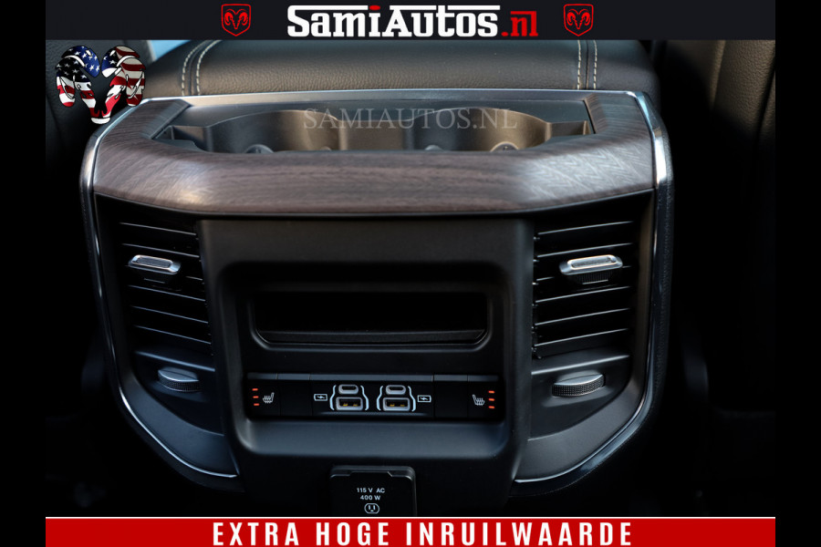 Dodge Ram 1500 Night Premium | Full Option | De Meest Luxe Pick-Up in zijn Klasse | Comfortabele Dubbele Cabine met Royale 5 Zitplaatsen | BPM vrij | Nu Leverbaar uit Voorraad | Voorraad Nr 2230 - 8765