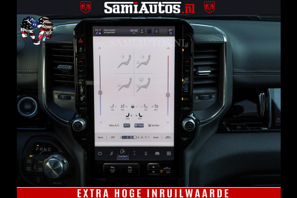 Dodge Ram 1500 Night Premium | Full Option | De Meest Luxe Pick-Up in zijn Klasse | Comfortabele Dubbele Cabine met Royale 5 Zitplaatsen | BPM vrij | Nu Leverbaar uit Voorraad | Voorraad Nr 2230 - 8765