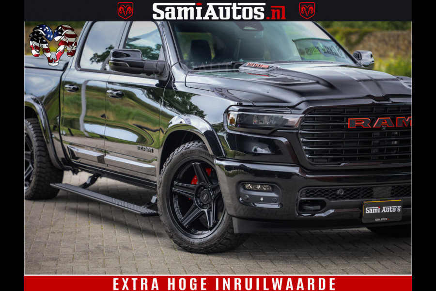 Dodge Ram 1500 Night Premium | Full Option | De Meest Luxe Pick-Up in zijn Klasse | Comfortabele Dubbele Cabine met Royale 5 Zitplaatsen | BPM vrij | Nu Leverbaar uit Voorraad | Voorraad Nr 2287 - 3384