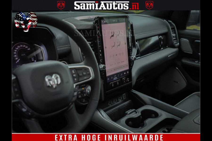 Dodge Ram 1500 Night Premium | Full Option | De Meest Luxe Pick-Up in zijn Klasse | Comfortabele Dubbele Cabine met Royale 5 Zitplaatsen | BPM vrij | Nu Leverbaar uit Voorraad | Voorraad Nr 2287 - 3384
