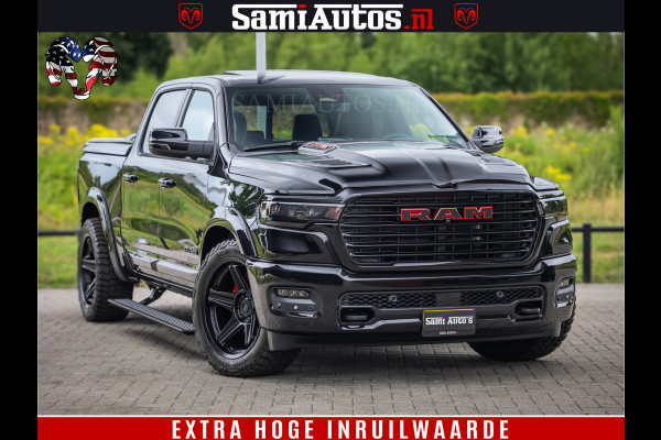 Dodge Ram 1500 Night Premium | Full Option | De Meest Luxe Pick-Up in zijn Klasse | Comfortabele Dubbele Cabine met Royale 5 Zitplaatsen | BPM vrij | Nu Leverbaar uit Voorraad | Voorraad Nr 2287 - 3384