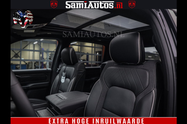 Dodge Ram 1500 Limited Night H.O 540HP 706Nm | Massage + Full Option | De Meest Luxe en Volle Pick-Up in zijn Klasse | Comfortabele Dubbele Cabine met Royale 5 Zitplaatsen | BPM vrij | Nu Leverbaar uit Voorraad | Voorraad Nr 2353 - 5412