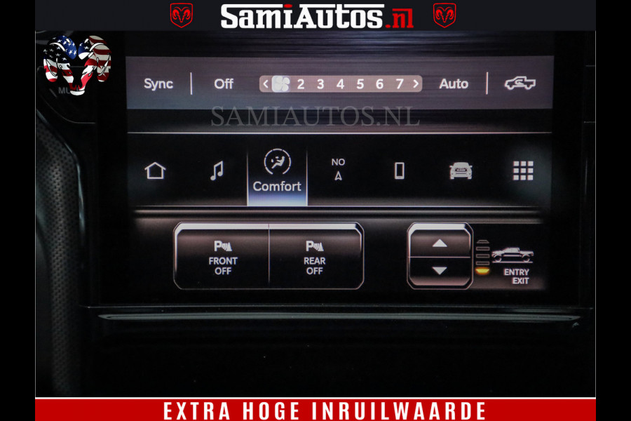 Dodge Ram 1500 Limited Night H.O 540HP 706Nm | Massage + Full Option | De Meest Luxe en Volle Pick-Up in zijn Klasse | Comfortabele Dubbele Cabine met Royale 5 Zitplaatsen | BPM vrij | Nu Leverbaar uit Voorraad | Voorraad Nr 2353 - 5412
