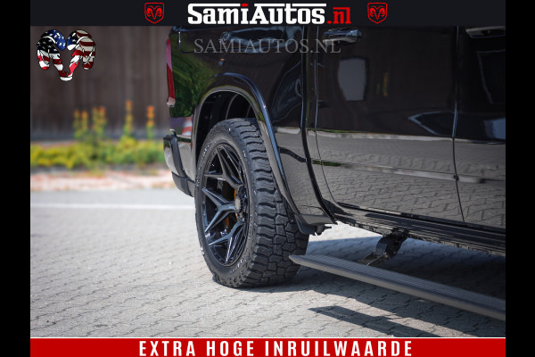 Dodge Ram 1500 Limited Night H.O 540HP 706Nm | Massage + Full Option | De Meest Luxe en Volle Pick-Up in zijn Klasse | Comfortabele Dubbele Cabine met Royale 5 Zitplaatsen | BPM vrij | Nu Leverbaar uit Voorraad | Voorraad Nr 2353 - 5412