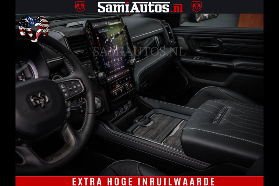 Dodge Ram 1500 Limited Night H.O 540HP 706Nm | Massage + Full Option | De Meest Luxe en Volle Pick-Up in zijn Klasse | Comfortabele Dubbele Cabine met Royale 5 Zitplaatsen | BPM vrij | Nu Leverbaar uit Voorraad | Voorraad Nr 2353 - 5412