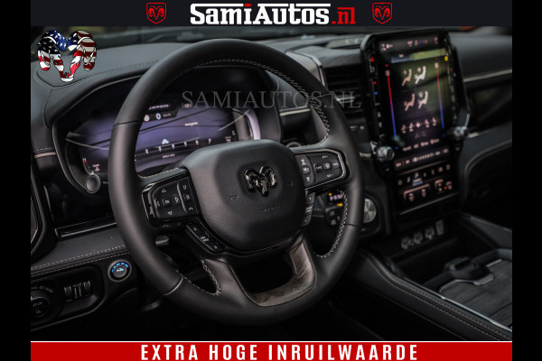 Dodge Ram 1500 Limited Night H.O 540HP 706Nm | Massage + Full Option | De Meest Luxe en Volle Pick-Up in zijn Klasse | Comfortabele Dubbele Cabine met Royale 5 Zitplaatsen | BPM vrij | Nu Leverbaar uit Voorraad | Voorraad Nr 2323 - 5168