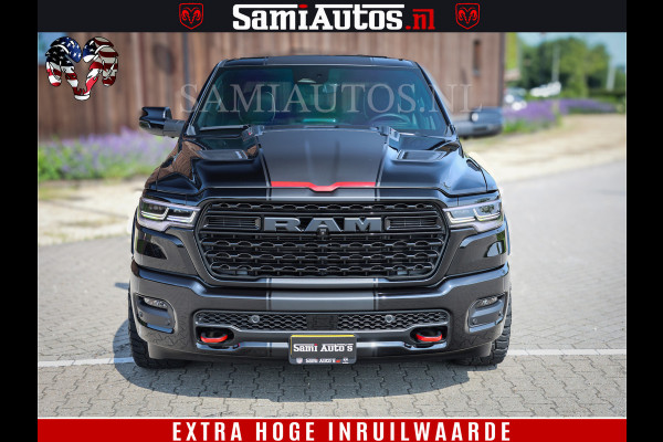 Dodge Ram 1500 Limited Night H.O 540HP 706Nm | Massage + Full Option | De Meest Luxe en Volle Pick-Up in zijn Klasse | Comfortabele Dubbele Cabine met Royale 5 Zitplaatsen | BPM vrij | Nu Leverbaar uit Voorraad | Voorraad Nr 2329 - 5135
