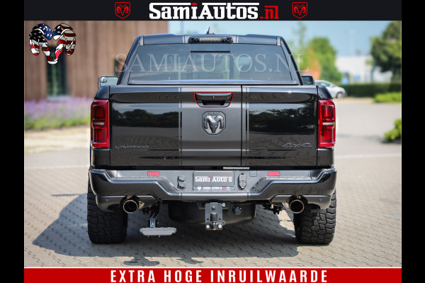 Dodge Ram 1500 Limited Night H.O 540HP 706Nm | Massage + Full Option | De Meest Luxe en Volle Pick-Up in zijn Klasse | Comfortabele Dubbele Cabine met Royale 5 Zitplaatsen | BPM vrij | Nu Leverbaar uit Voorraad | Voorraad Nr 2329 - 5135