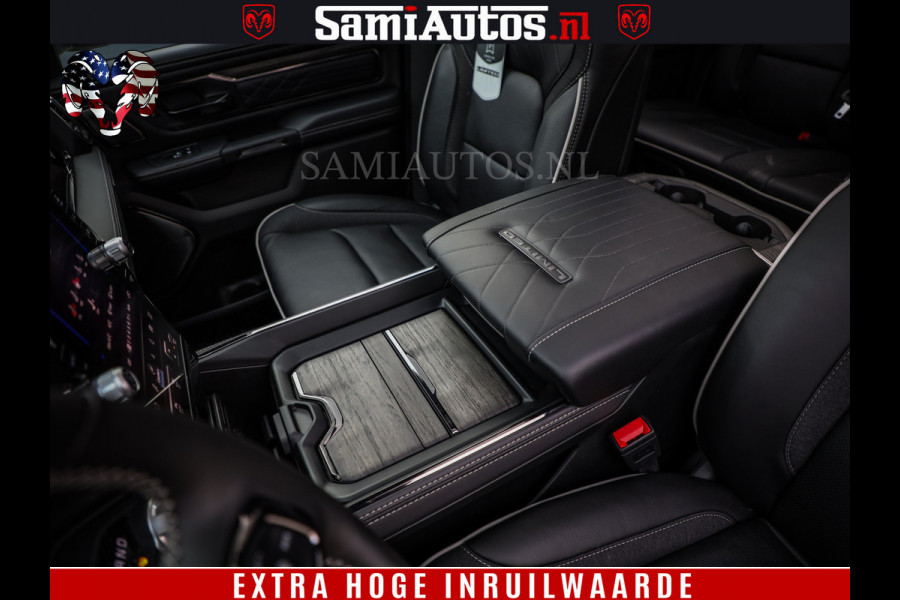 Dodge Ram 1500 Limited Night H.O 540HP 706Nm | Massage + Full Option | De Meest Luxe en Volle Pick-Up in zijn Klasse | Comfortabele Dubbele Cabine met Royale 5 Zitplaatsen | BPM vrij | Nu Leverbaar uit Voorraad | Voorraad Nr 2329 - 5135