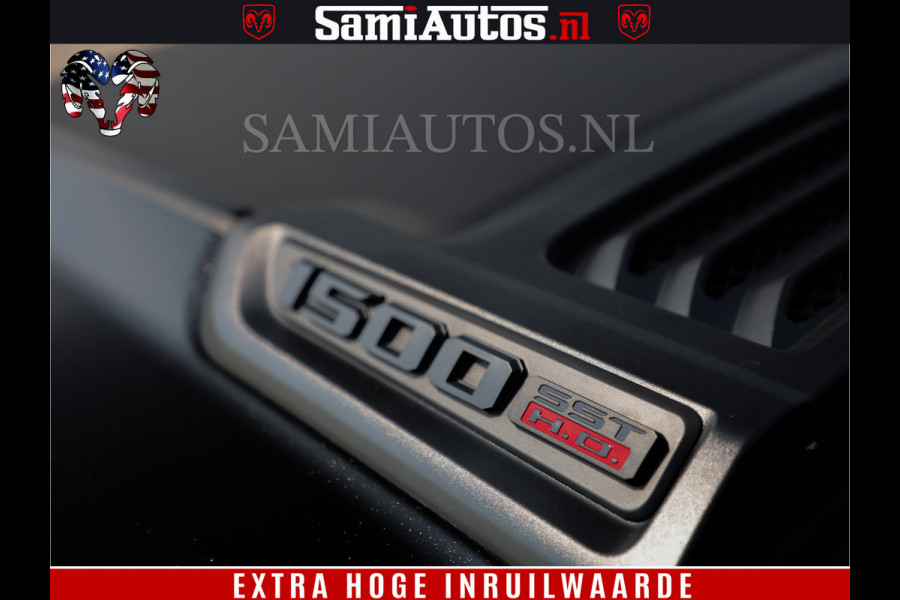 Dodge Ram 1500 Limited Night H.O 540HP 706Nm | Massage + Full Option | De Meest Luxe en Volle Pick-Up in zijn Klasse | Comfortabele Dubbele Cabine met Royale 5 Zitplaatsen | BPM vrij | Nu Leverbaar uit Voorraad | Voorraad Nr 2329 - 5135