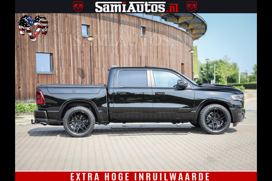 Dodge Ram 1500 Limited Night H.O 540HP 706Nm | Massage + Full Option | De Meest Luxe en Volle Pick-Up in zijn Klasse | Comfortabele Dubbele Cabine met Royale 5 Zitplaatsen | BPM vrij | Nu Leverbaar uit Voorraad | Voorraad Nr 2329 - 5135