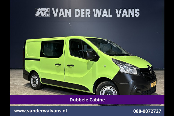 Renault Trafic 1.6 dCi 122pk inrichting L1H1 Dubbele cabine Euro6 Airco | 6-Zits | Navigatie Trekhaak, Cruisecontrol, Parkeersensoren, Bijrijdersbank