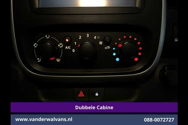 Renault Trafic 1.6 dCi 122pk inrichting L1H1 Dubbele cabine Euro6 Airco | 6-Zits | Navigatie Trekhaak, Cruisecontrol, Parkeersensoren, Bijrijdersbank
