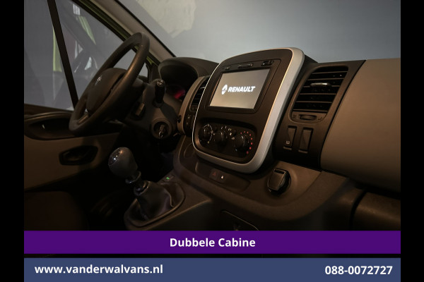 Renault Trafic 1.6 dCi 122pk inrichting L1H1 Dubbele cabine Euro6 Airco | 6-Zits | Navigatie Trekhaak, Cruisecontrol, Parkeersensoren, Bijrijdersbank