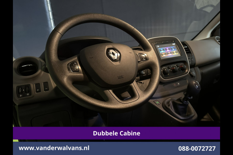 Renault Trafic 1.6 dCi 122pk inrichting L1H1 Dubbele cabine Euro6 Airco | 6-Zits | Navigatie Trekhaak, Cruisecontrol, Parkeersensoren, Bijrijdersbank