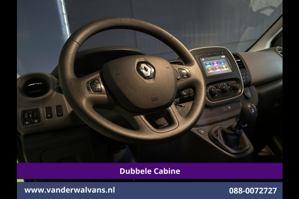 Renault Trafic 1.6 dCi 122pk inrichting L1H1 Dubbele cabine Euro6 Airco | 6-Zits | Navigatie Trekhaak, Cruisecontrol, Parkeersensoren, Bijrijdersbank